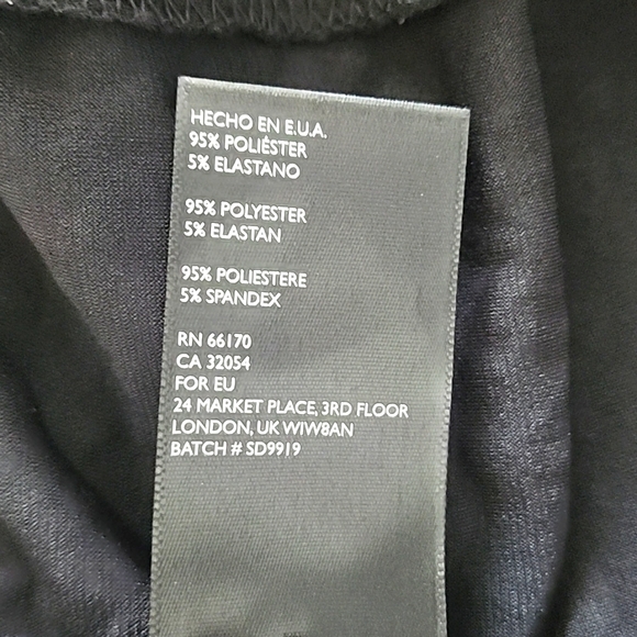 Sparkle & Fade Women's Black/Silver Sparkly Midi Dress. Size S - Picture 5 of 5